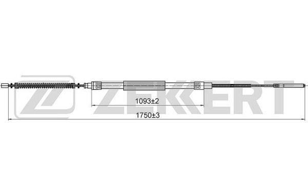Zekkert BZ-1150 Cable, parking brake BZ1150