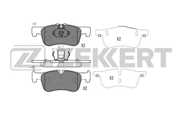 Zekkert BS-2146 Front disc brake pads, set BS2146