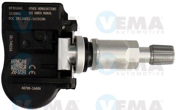 Vema 750023 Wheel Sensor, tyre pressure control system 750023