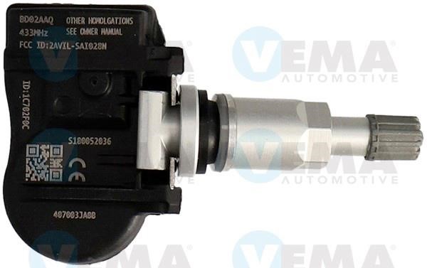 Vema 750026 Wheel Sensor, tyre pressure control system 750026