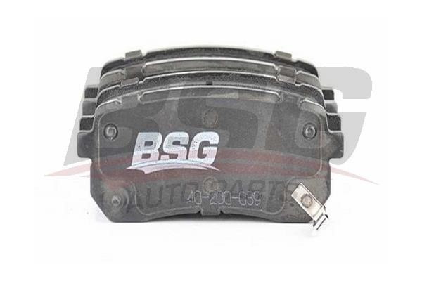 BSG 40-200-039 Rear disc brake pads, set 40200039