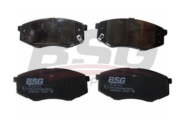 BSG 40-202-015 Brake Pad Set, disc brake 40202015