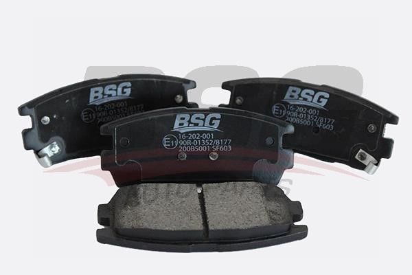 BSG 16-202-001 Brake Pad Set, disc brake 16202001