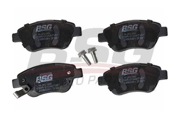 BSG 16-202-006 Brake Pad Set, disc brake 16202006