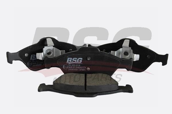 BSG 30-202-016 Brake Pad Set, disc brake 30202016