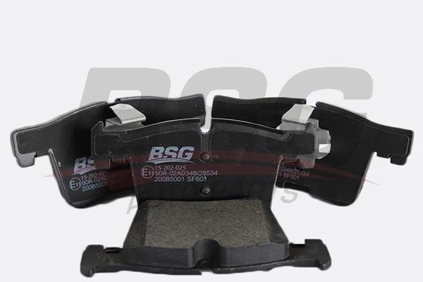 BSG 15-202-025 Brake Pad Set, disc brake 15202025
