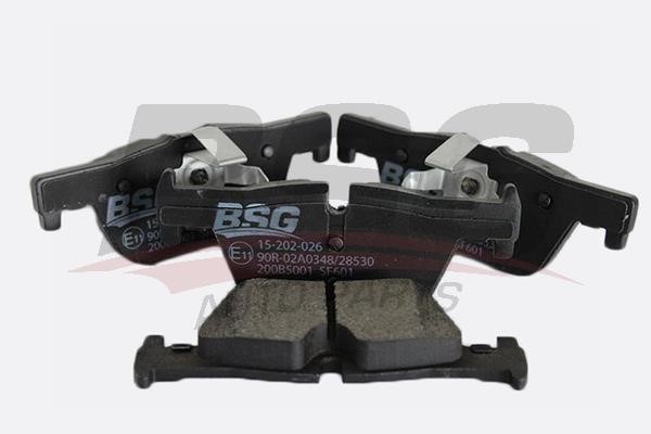 BSG 15-202-026 Brake Pad Set, disc brake 15202026