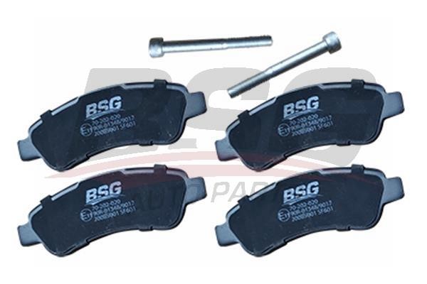 BSG 70-202-020 Brake Pad Set, disc brake 70202020