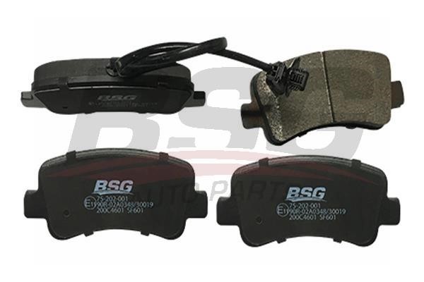 BSG 75-202-001 Brake Pad Set, disc brake 75202001