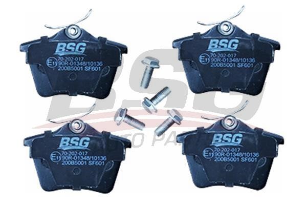 BSG 70-202-017 Brake Pad Set, disc brake 70202017