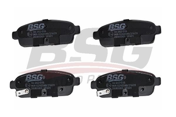 BSG 16-202-016 Brake Pad Set, disc brake 16202016