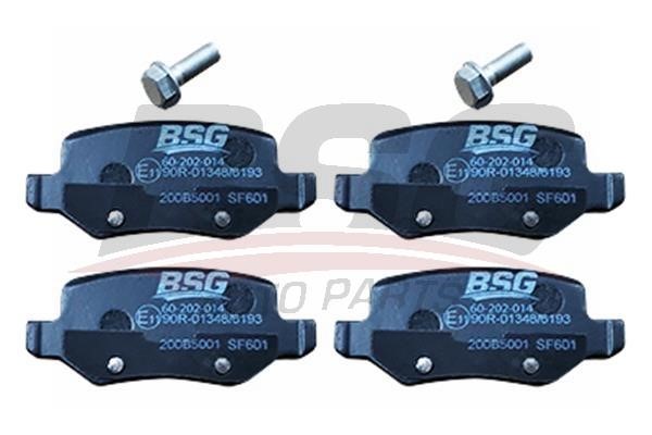 BSG 60-202-014 Brake Pad Set, disc brake 60202014