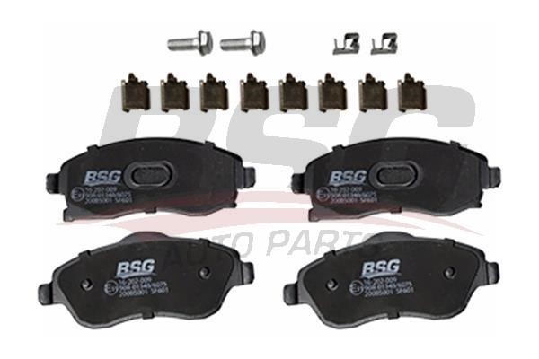 BSG 16-202-009 Brake Pad Set, disc brake 16202009