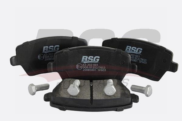BSG 63-202-001 Brake Pad Set, disc brake 63202001