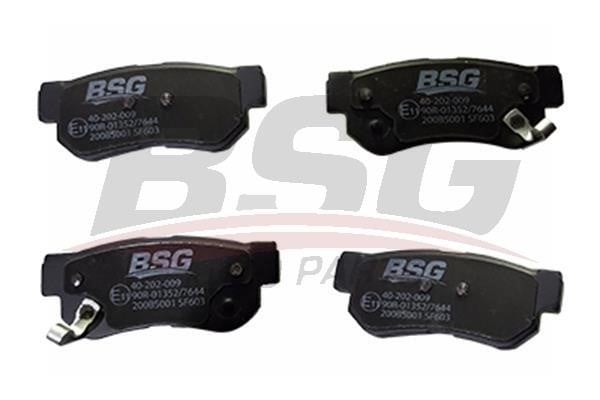 BSG 40-202-009 Brake Pad Set, disc brake 40202009