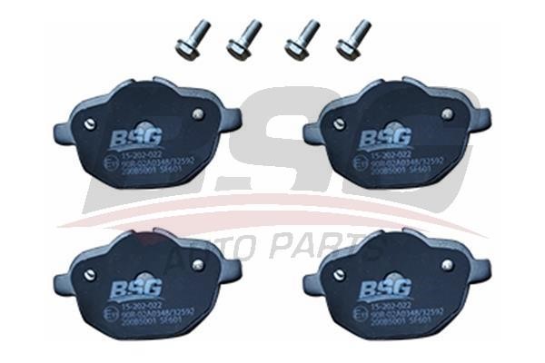 BSG 15-202-022 Brake Pad Set, disc brake 15202022