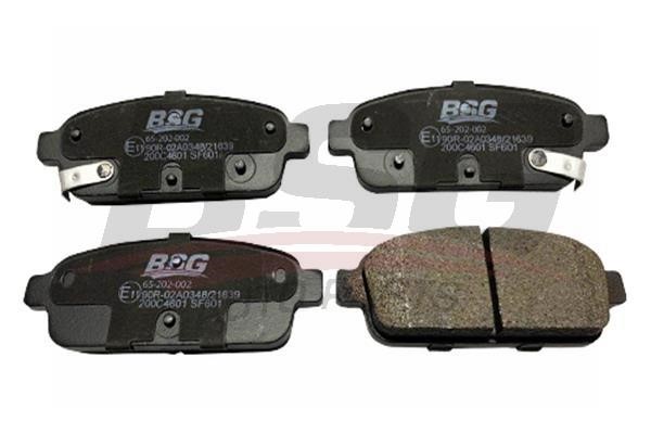 BSG 65-202-002 Brake Pad Set, disc brake 65202002