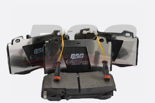 BSG 60-202-017 Brake Pad Set, disc brake 60202017