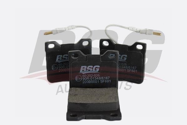 BSG 60-202-026 Brake Pad Set, disc brake 60202026