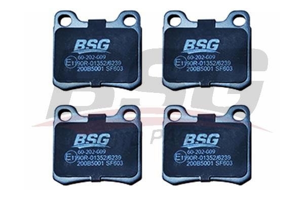 BSG 60-202-009 Brake Pad Set, disc brake 60202009