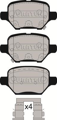 Juratek JCP8562 Brake Pad Set, disc brake JCP8562