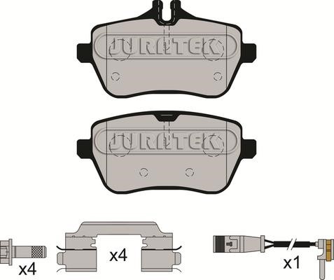Juratek JCP8234 Brake Pad Set, disc brake JCP8234