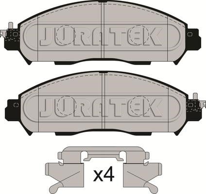 Juratek JCP8220 Brake Pad Set, disc brake JCP8220