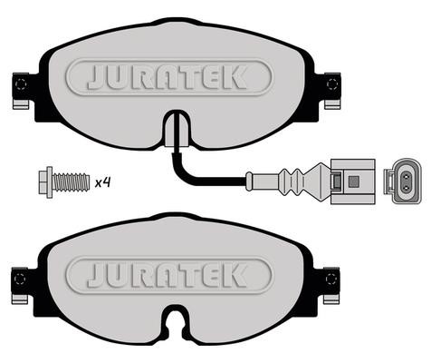 Juratek JCP8148 Brake Pad Set, disc brake JCP8148