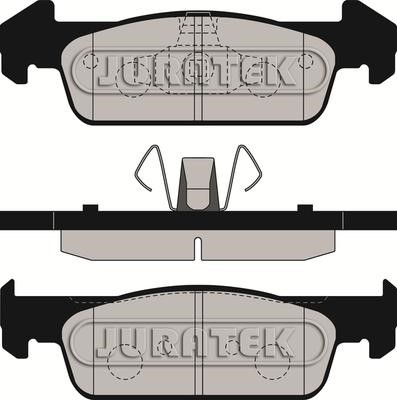 Juratek JCP8214 Brake Pad Set, disc brake JCP8214