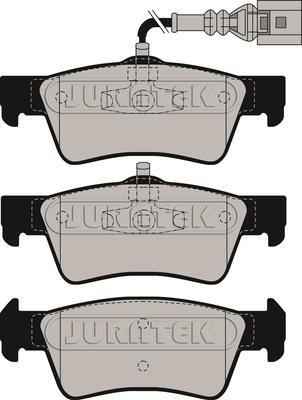 Juratek JCP063 Brake Pad Set, disc brake JCP063