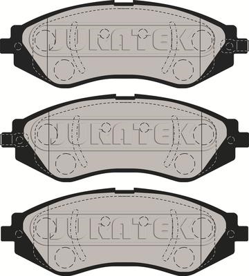 Juratek JCP8200 Brake Pad Set, disc brake JCP8200