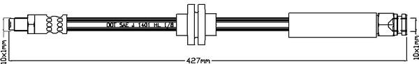 Juratek JBH1096 Brake Hose JBH1096