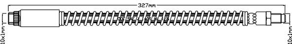 Juratek JBH1026 Brake Hose JBH1026