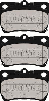 Juratek JCP190 Brake Pad Set, disc brake JCP190