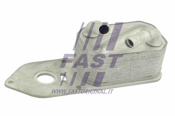 Oil Cooler, engine oil Fast FT55415