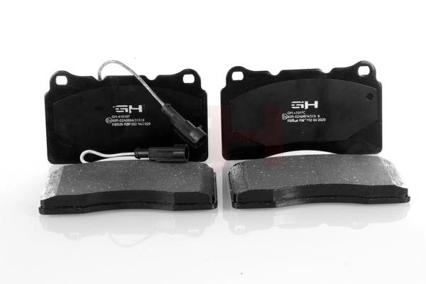 GH-Parts GH-410107 Brake Pad Set, disc brake GH410107