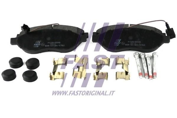 Brake pad kit Citroen Jumper: FT29155HD Fast Brake pad set
