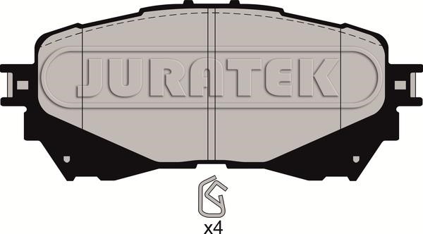 Juratek JCP8122 Brake Pad Set, disc brake JCP8122