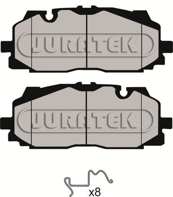 Juratek JCP8163 Brake Pad Set, disc brake JCP8163
