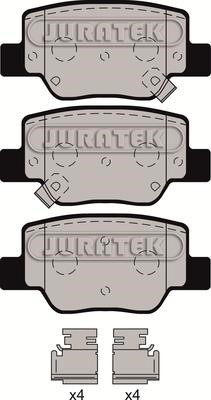Juratek JCP8193 Brake Pad Set, disc brake JCP8193
