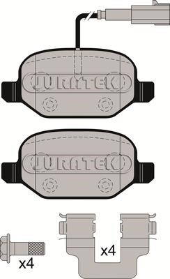 Juratek JCP8019 Brake Pad Set, disc brake JCP8019
