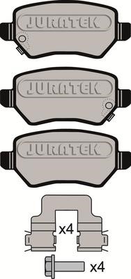 Juratek JCP8082 Brake Pad Set, disc brake JCP8082