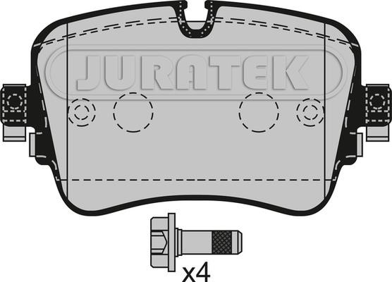 Juratek JCP8537 Brake Pad Set, disc brake JCP8537