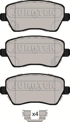 Juratek JCP058 Brake Pad Set, disc brake JCP058