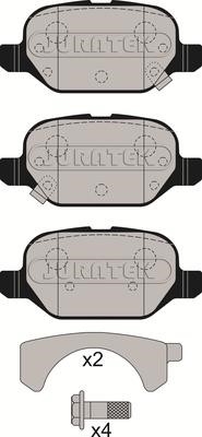 Juratek JCP4464 Brake Pad Set, disc brake JCP4464