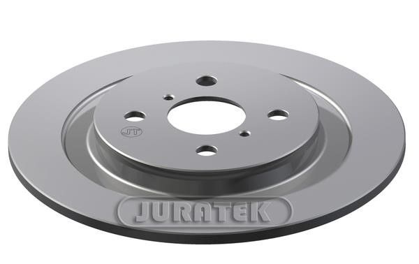 Juratek TOY207 Rear brake disc, non-ventilated TOY207