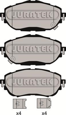 Juratek JCP8169 Brake Pad Set, disc brake JCP8169