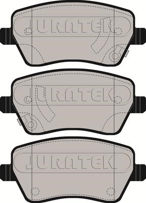 Juratek JCP8056 Brake Pad Set, disc brake JCP8056