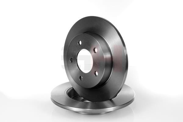 Rear brake disc, non-ventilated GH-Parts GH-423203