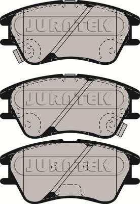 Juratek JCP8580 Brake Pad Set, disc brake JCP8580